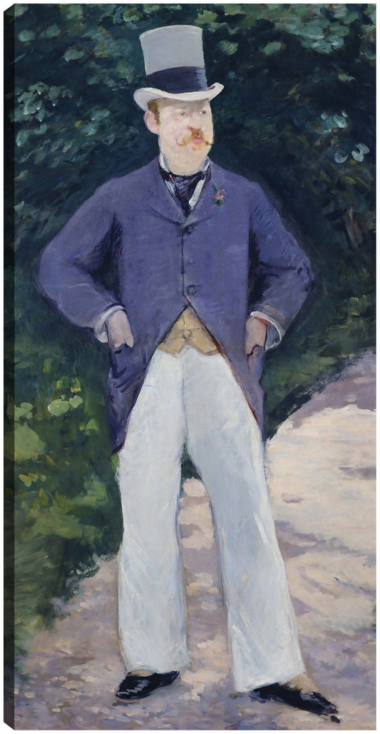 Retrato de monsieur brun - Edouard Manet
