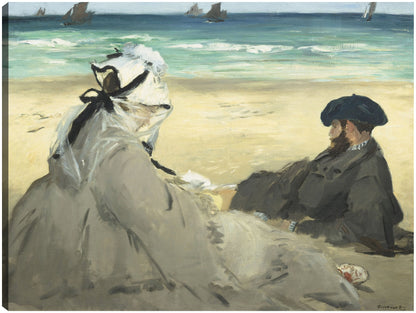 En la playa (1873) - Edouard Manet