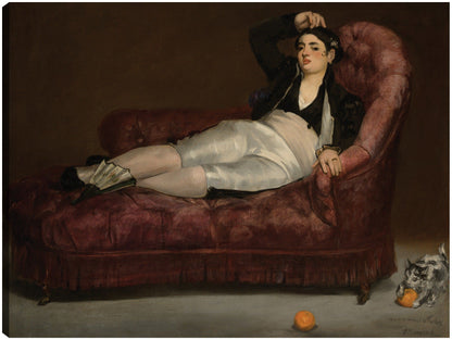 Mujer joven reclinada con traje español (1862-1863) - Edouard Manet