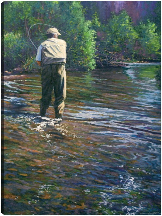 Pesca en la subida - Bruce Langton