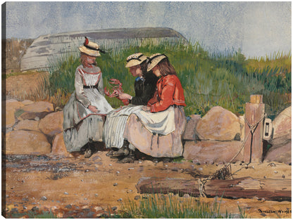 La hija de un pescador (1873) - Winslow Homer