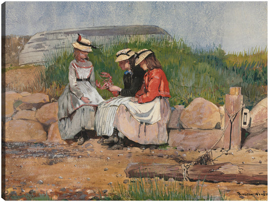 La hija de un pescador (1873) - Winslow Homer