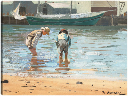 Niños vadeando (1873) - Winslow Homer