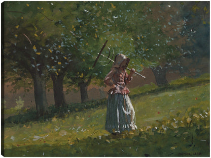 La chica del rastrillo de heno (1878) - Winslow Homer