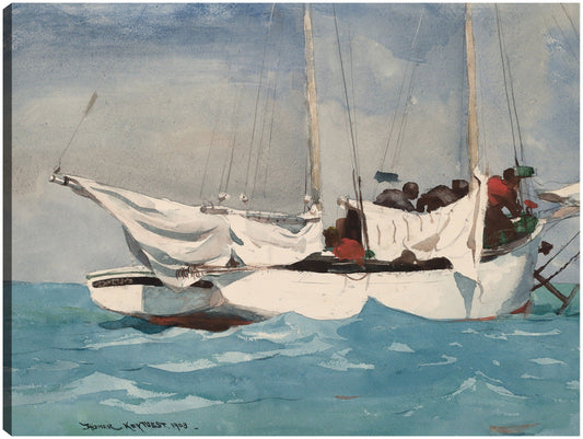 Key West, acarreando anclas (1903) - Winslow Homer