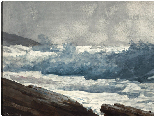El cuello de Prout, Rompedores (1883) - Winslow Homer