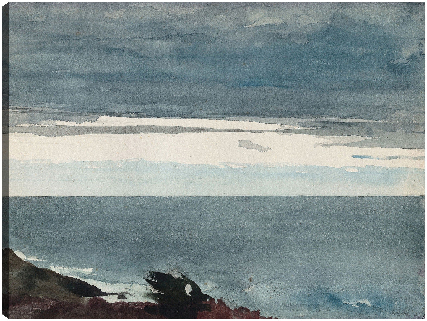 El cuello de Prout, tarde (1894) - Winslow Homer