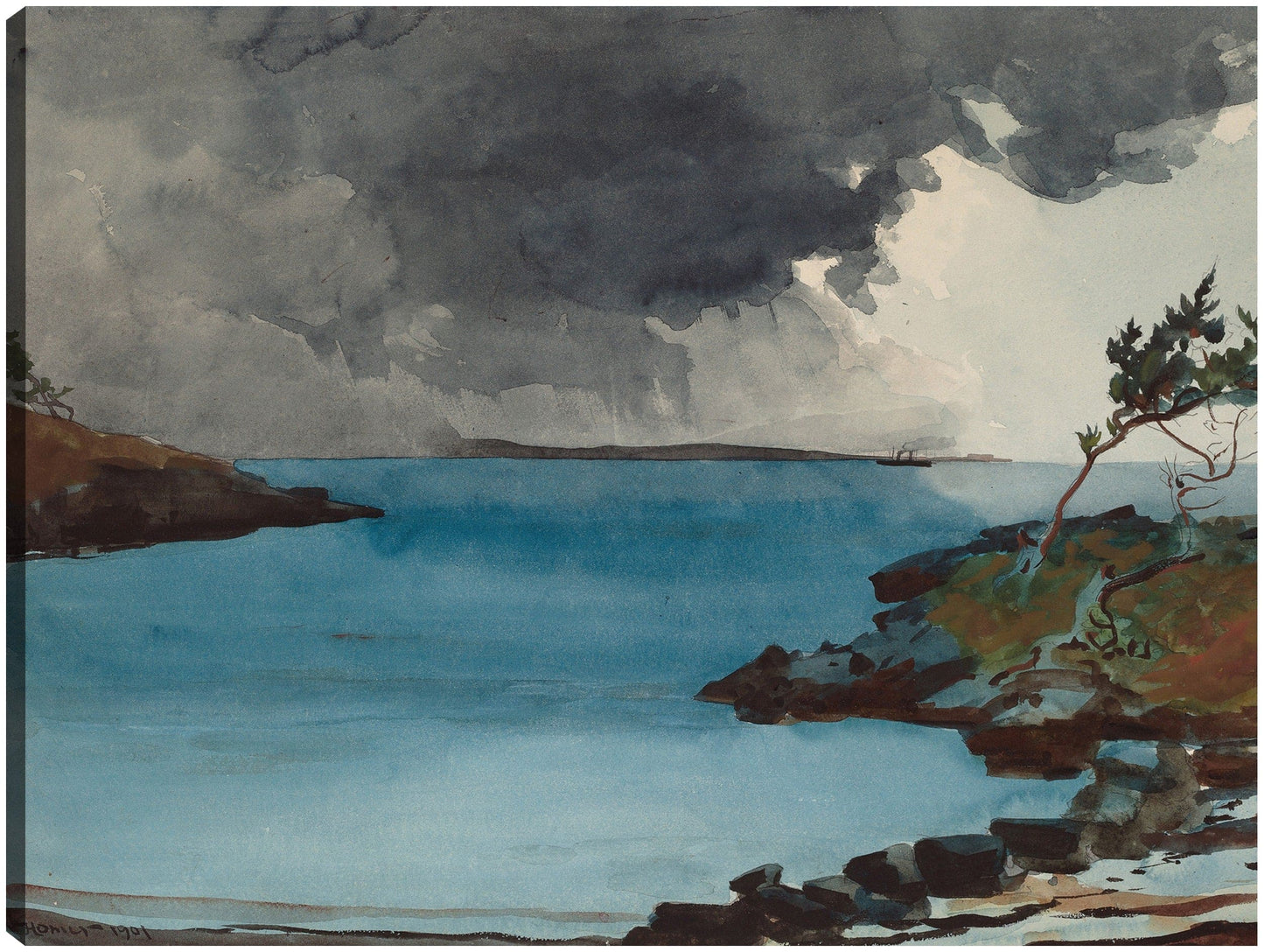 La tormenta que se avecina (1901) - Winslow Homer