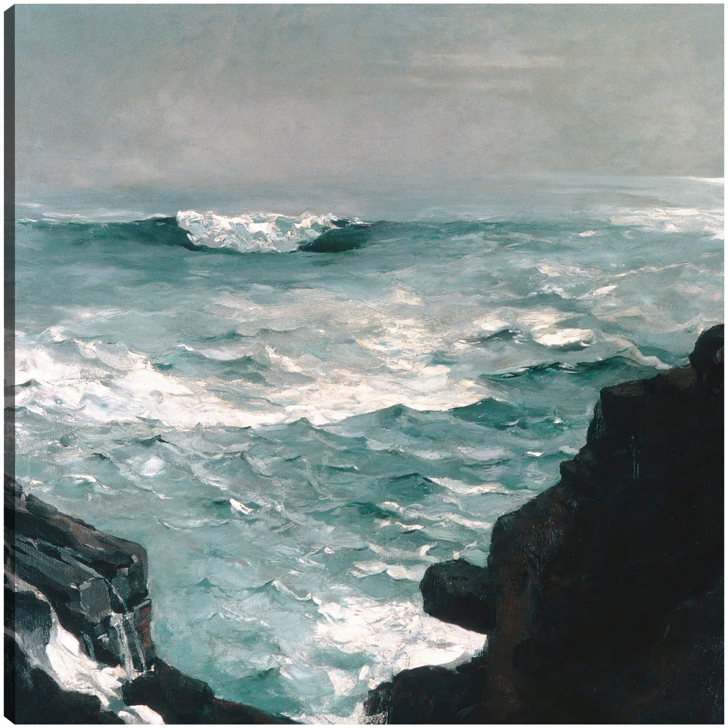 Roca del cañón (1895) - Winslow Homer