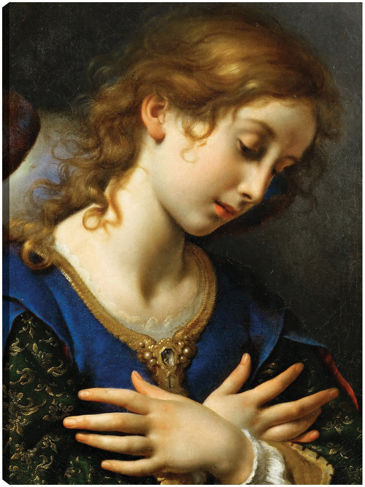 El ángel de la Anunciación (C.1653) - Carlo Dolci