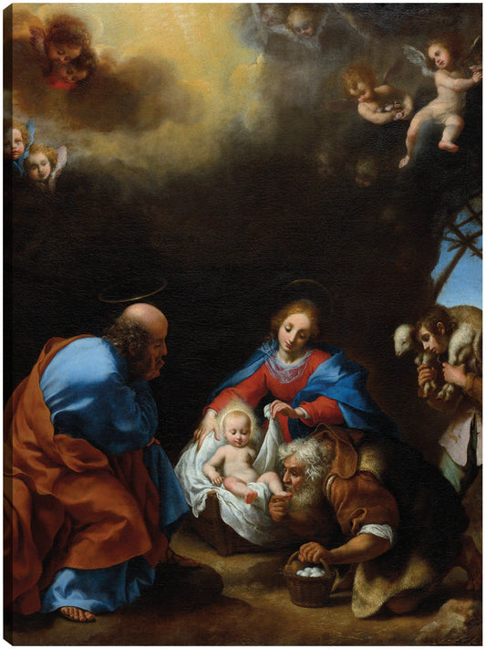 Adoración de los pastores (c. 1670) - Carlo Dolci