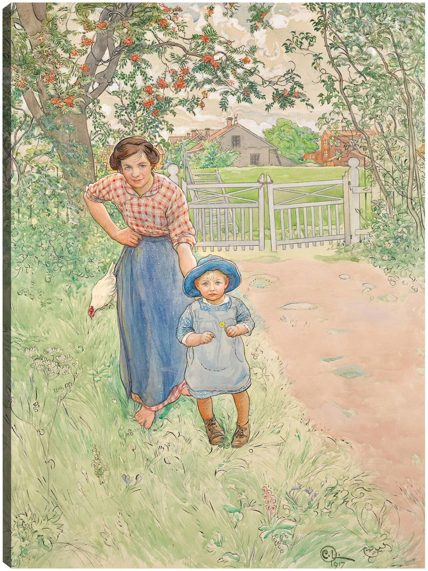¡Saluda al caballero! (1917) - Carl Larsson