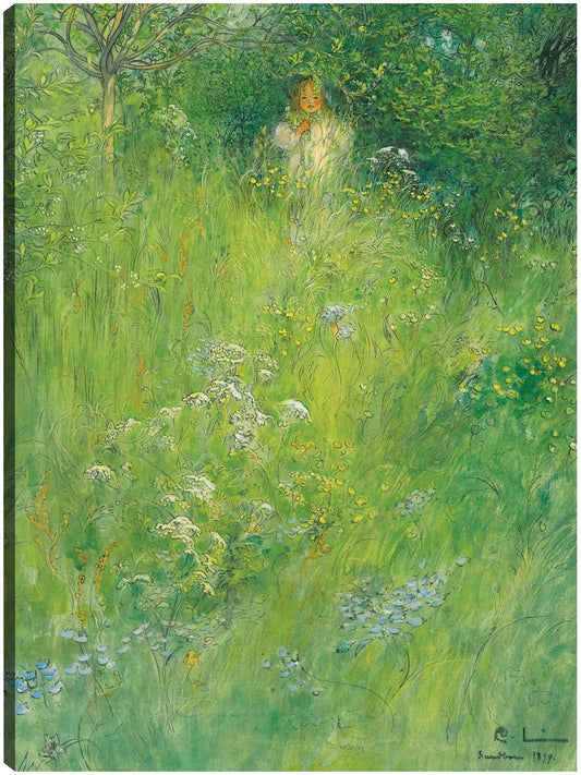 Un hada (Kersti en el prado) (1899) - Carl Larsson