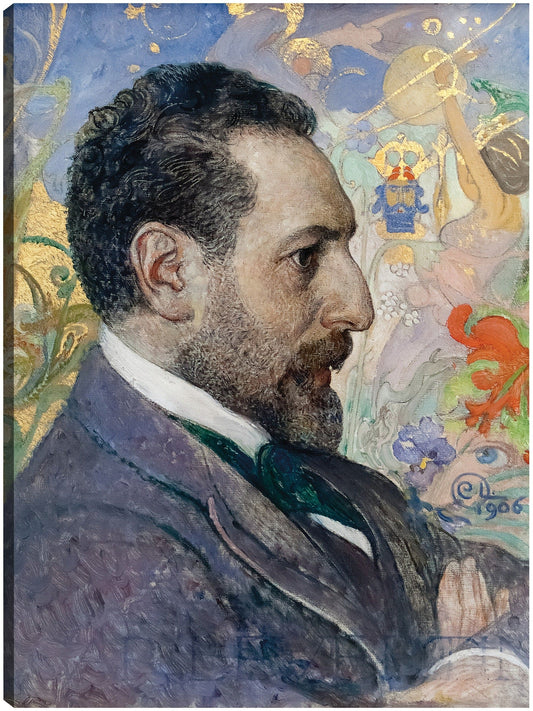 Retrato de Óscar Levertin (1906) - Carl Larsson