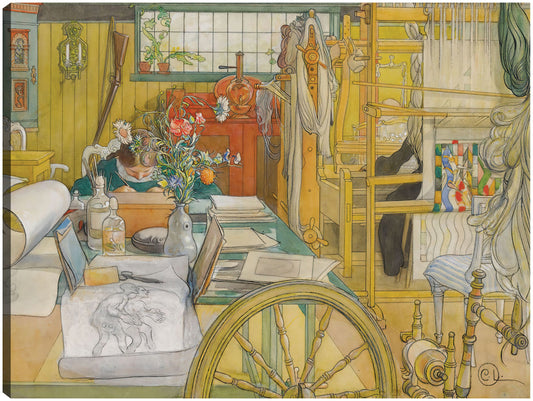 Verkstaden (El Taller) - Carl Larsson