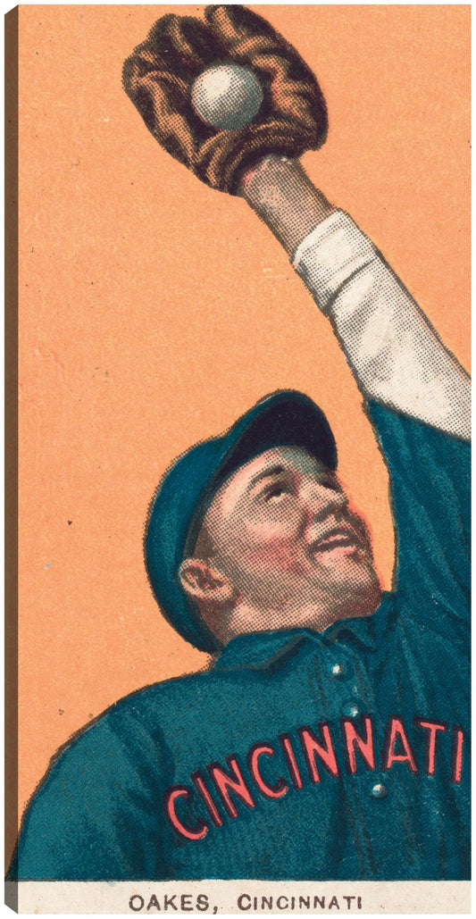 Rebel Oakes, Cincinnati Reds, retrato de tarjeta de béisbol - Library of Congress