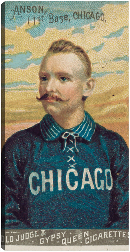 Cap Anson, Medias Blancas de Chicago, retrato de tarjeta de béisbol - Library of Congress
