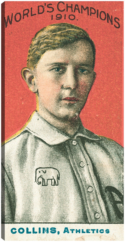 Eddie Collins, Atléticos de Filadelfia, retrato de tarjeta de béisbol - Library of Congress