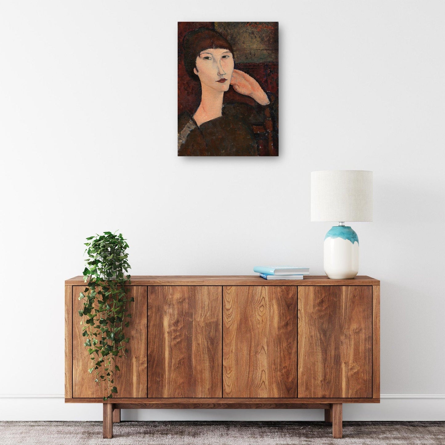 Adrienne (Mujer con flequillo), 1917 - Amedeo Modigliani