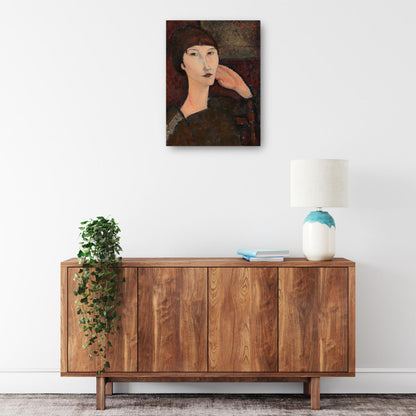 Adrienne (Mujer con flequillo), 1917 - Amedeo Modigliani