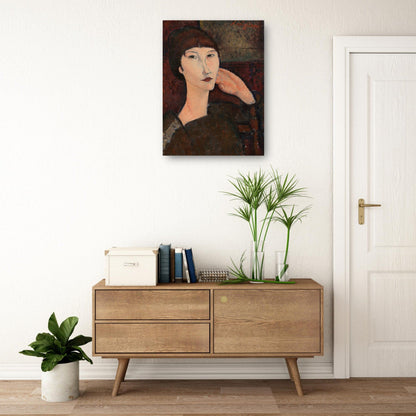 Adrienne (Mujer con flequillo), 1917 - Amedeo Modigliani