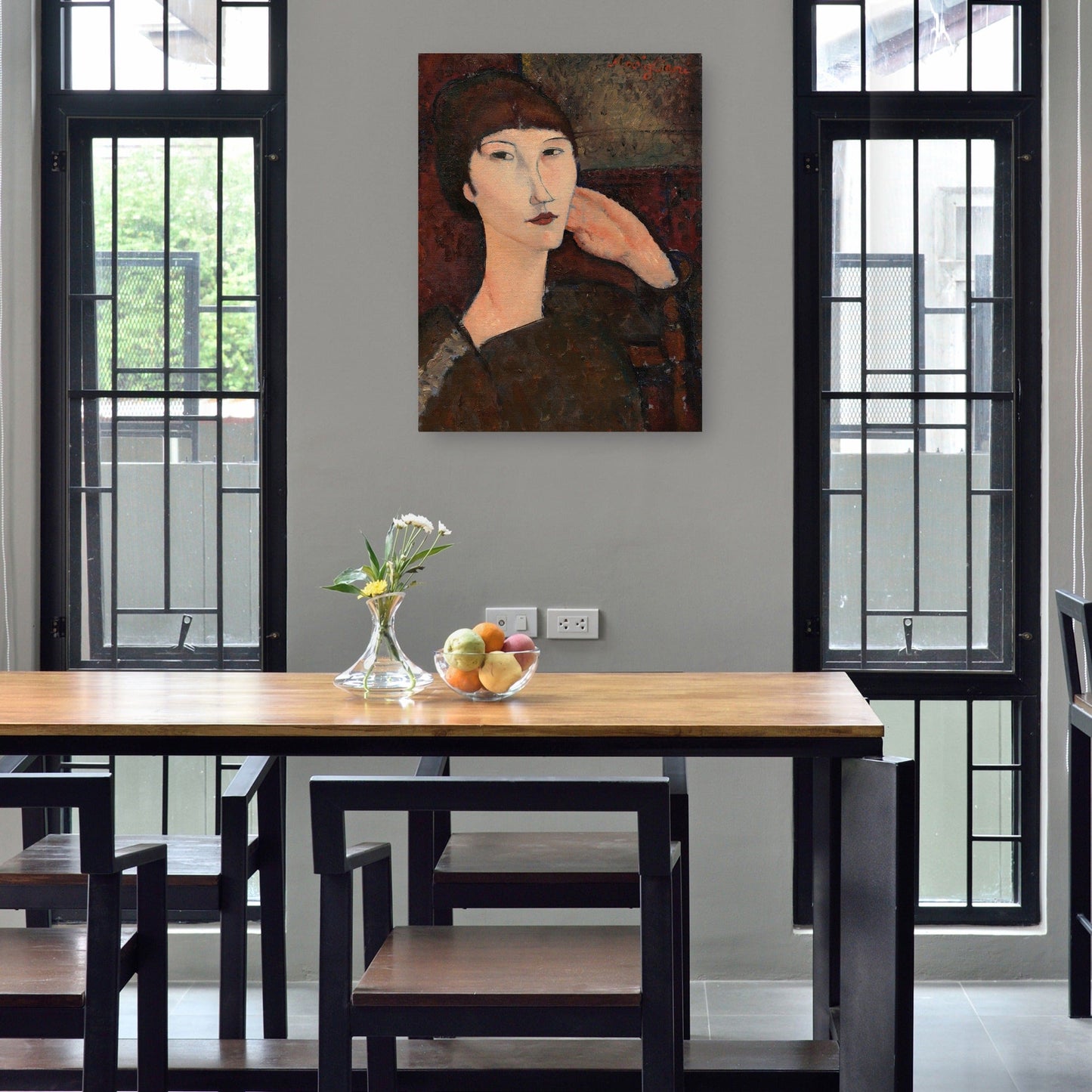 Adrienne (Mujer con flequillo), 1917 - Amedeo Modigliani