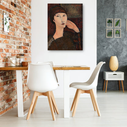 Adrienne (Mujer con flequillo), 1917 - Amedeo Modigliani