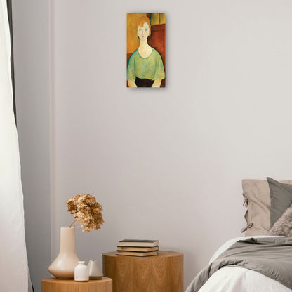 Chica con una blusa verde - Amedeo Modigliani