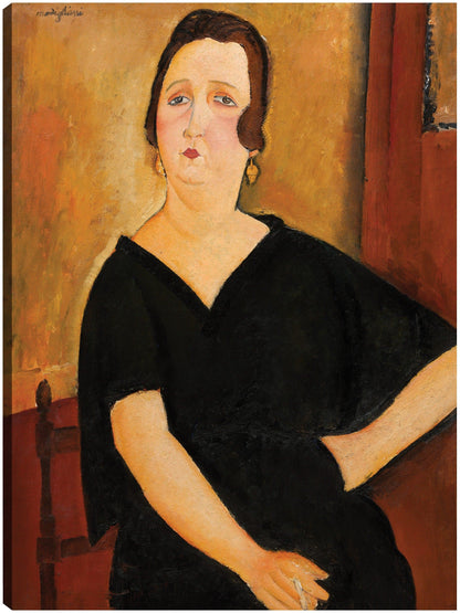 Mujer con cigarrillo (1918) - Amedeo Modigliani