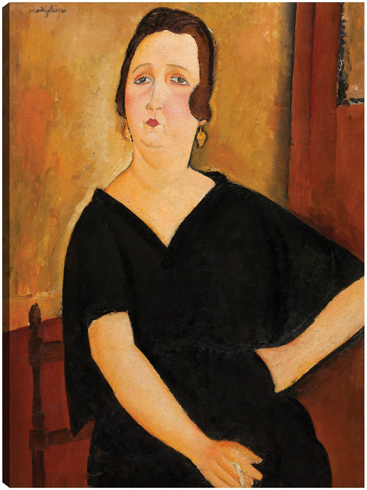 Mujer con cigarrillo (1918) - Amedeo Modigliani