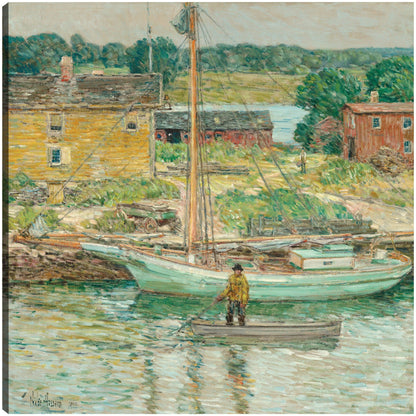 Balandra de ostras, Cos Cob, 1902 - Childe Hassam