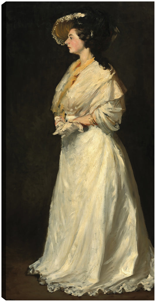 Mujer joven en blanco - Robert Henri