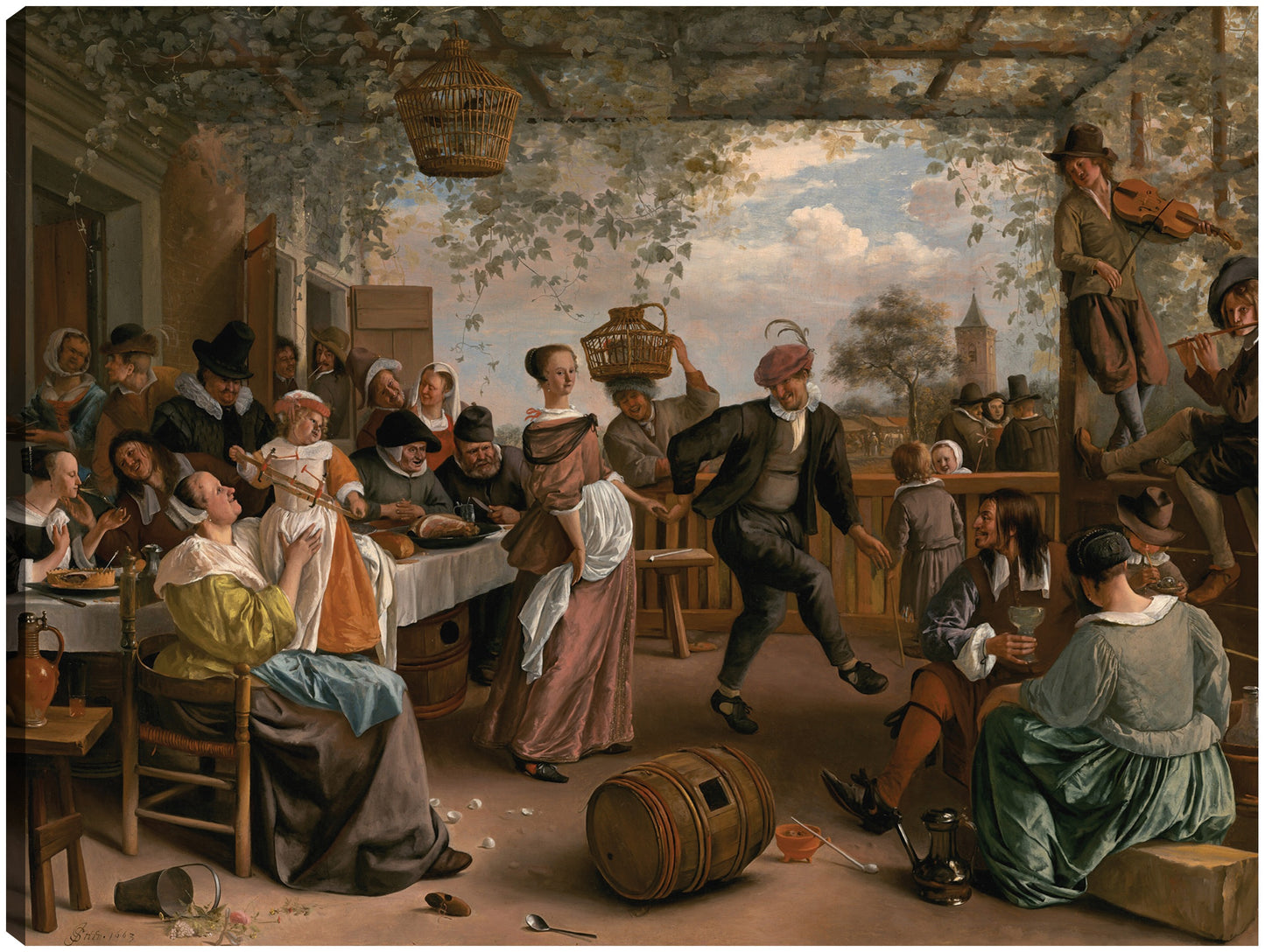 La pareja de baile - Jan Steen