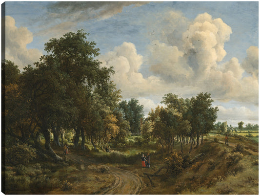 Un paisaje boscoso - Meindert Hobbema
