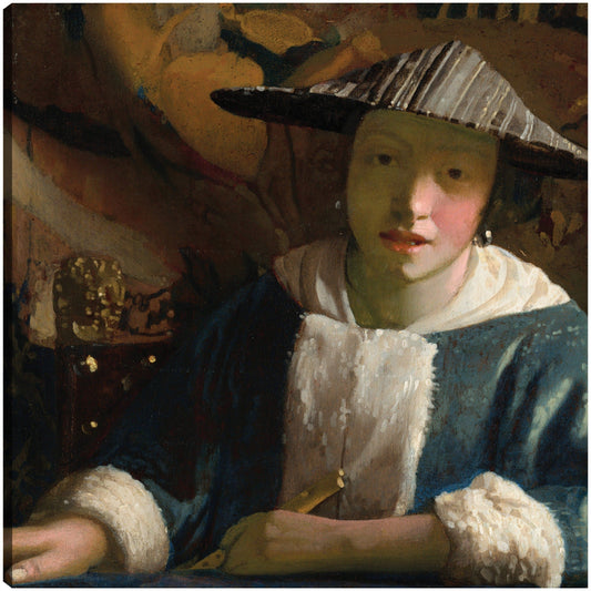 Chica con flauta - Johannes Vermeer