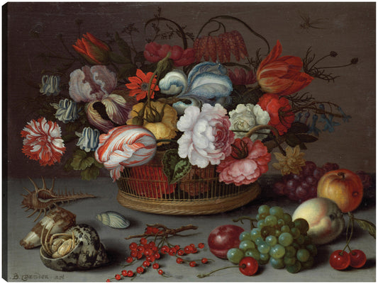 Cesta de flores - Balthasar van der Ast