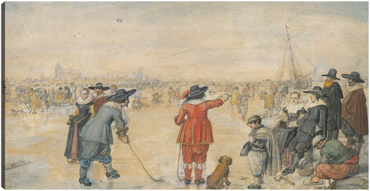 Juegos de invierno en el río helado Ijssel - Hendrick Avercamp
