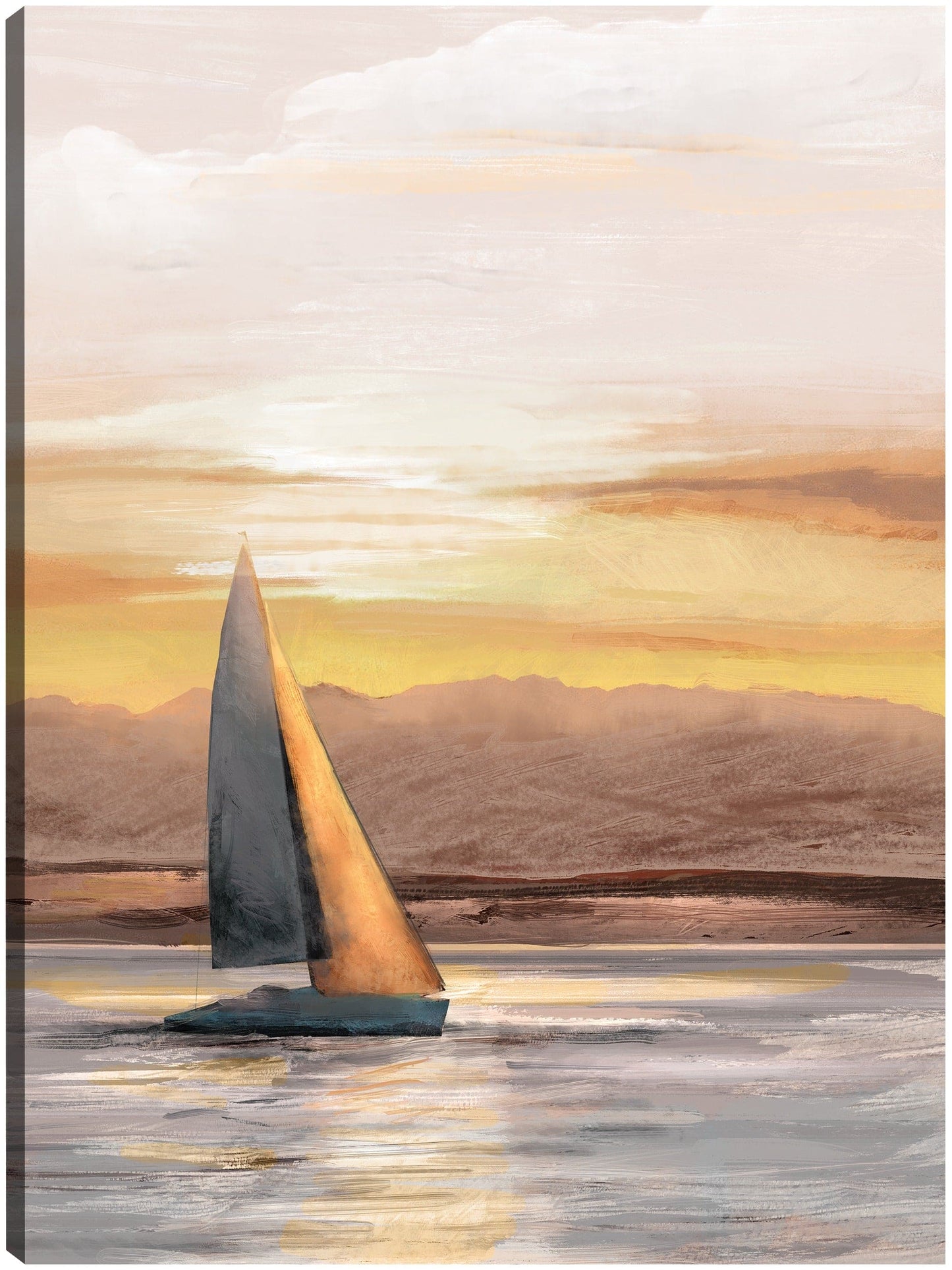 Navegar lejos del atardecer - Studio Arts