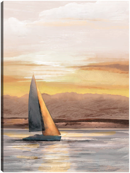 Navegar lejos del atardecer - Studio Arts
