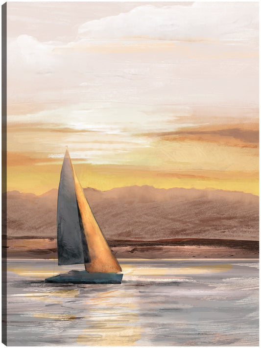 Navegar lejos del atardecer - Studio Arts