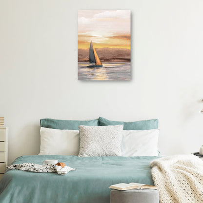 Navegar lejos del atardecer - Studio Arts