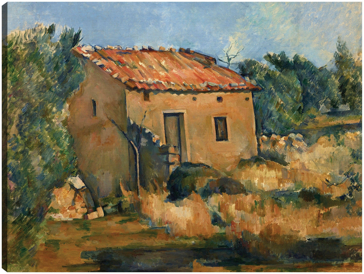 Casa abandonada cerca de Aix-en-Provence (1885-1887) - Paul Cézanne