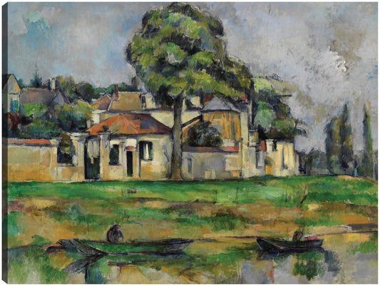Orillas del Marne (hacia 1888) - Paul Cézanne