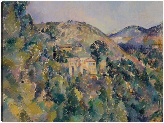 Vista del Domaine Saint-Joseph (finales de la década de 1880) - Paul Cézanne