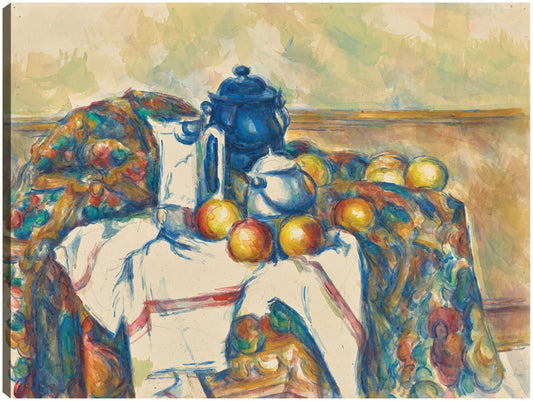 Naturaleza muerta con olla azul (alrededor de 1900-1906) - Paul Cézanne