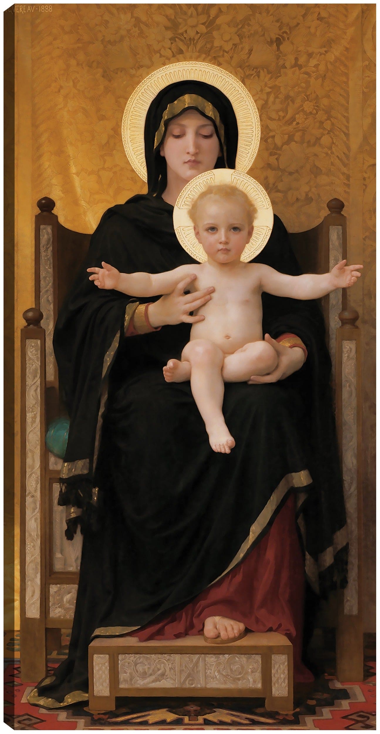 Virgen y Niño (1888) - William Bouguereau