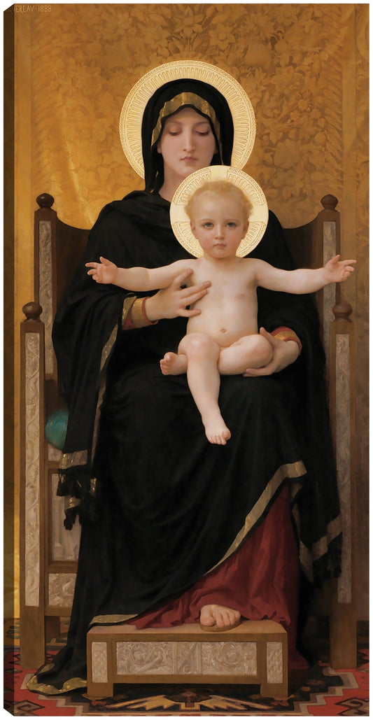 Virgen y Niño (1888) - William Bouguereau