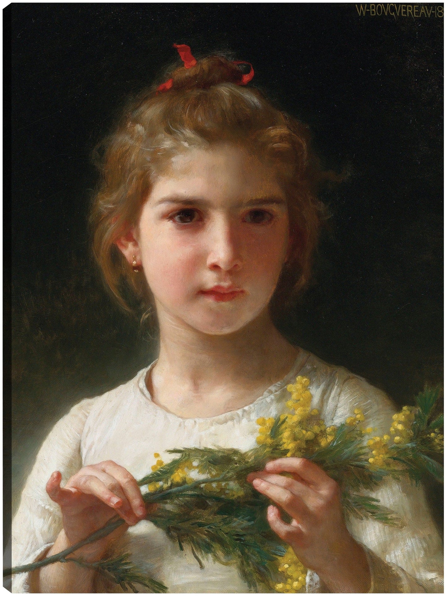 Mimosa (1899) - William Bouguereau
