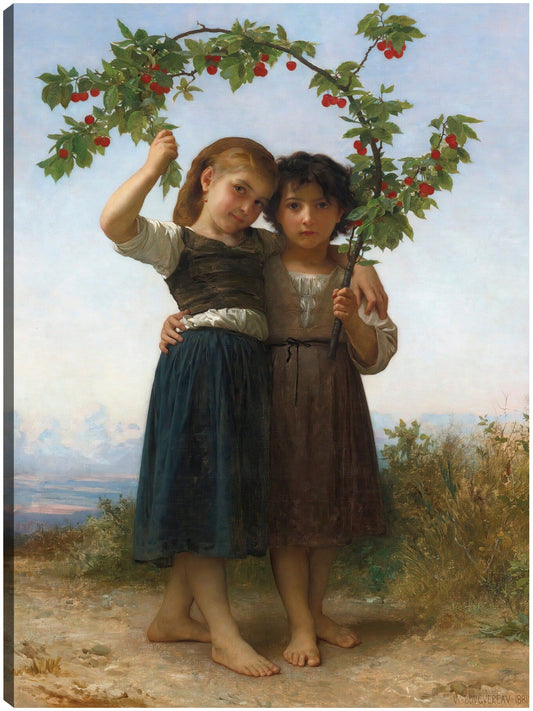 La rama de cerezo (1881) - William Bouguereau