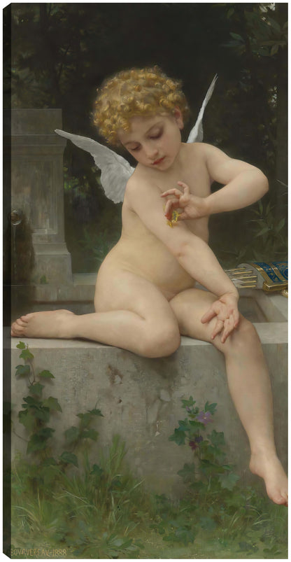 Amor a la mariposa (1888) - William Bouguereau